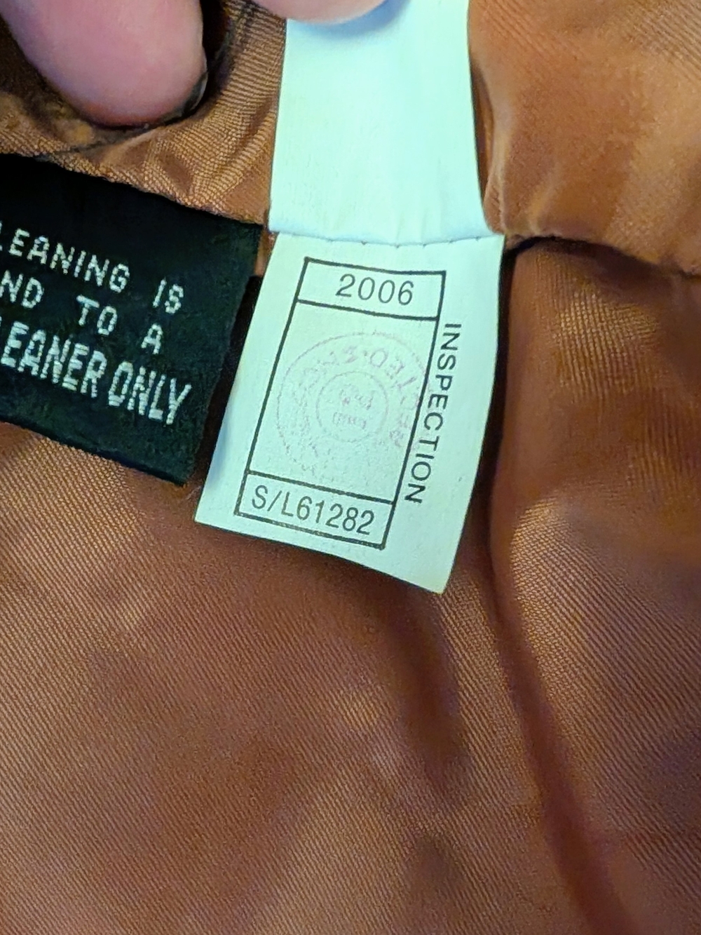 RARE Vintage 80s Wilsons Leather Insulated Suede & Embossed Western Coat Size XL - Picture 12 of 12